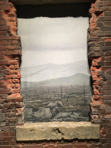 Picture on display in the Hiroshima Peace Memorial Museum
